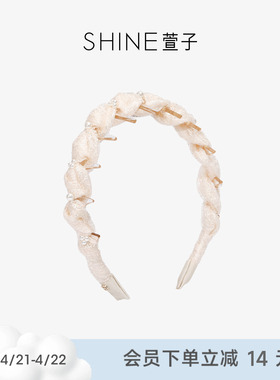 SHINE萱子饰品甜美优雅发箍精致少女风发卡早春配色生日礼物