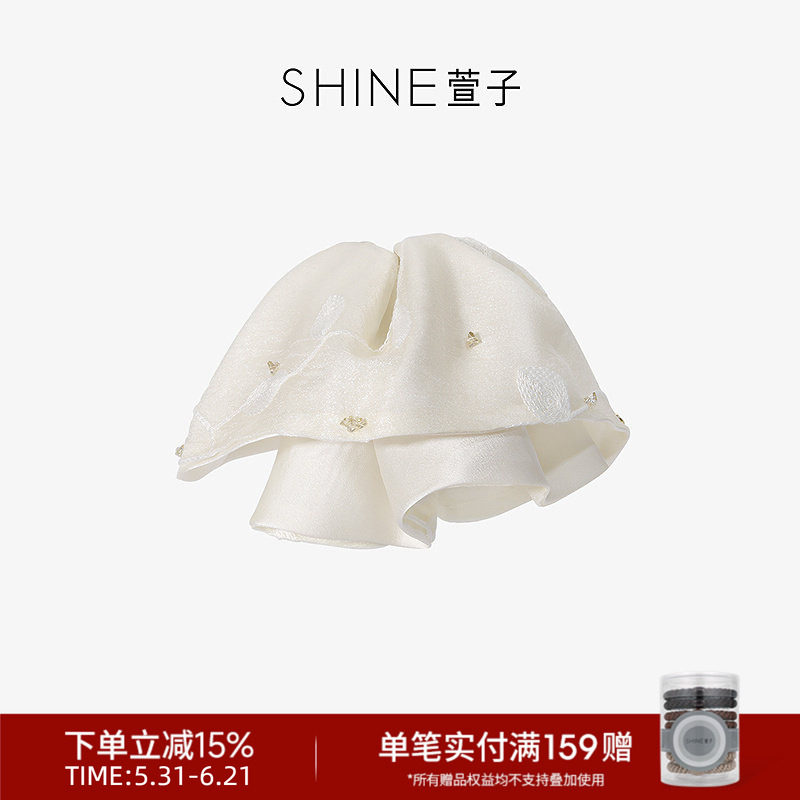 SHINE萱子饰品兰境新生系列优雅气质抓夹氛围感约会穿搭