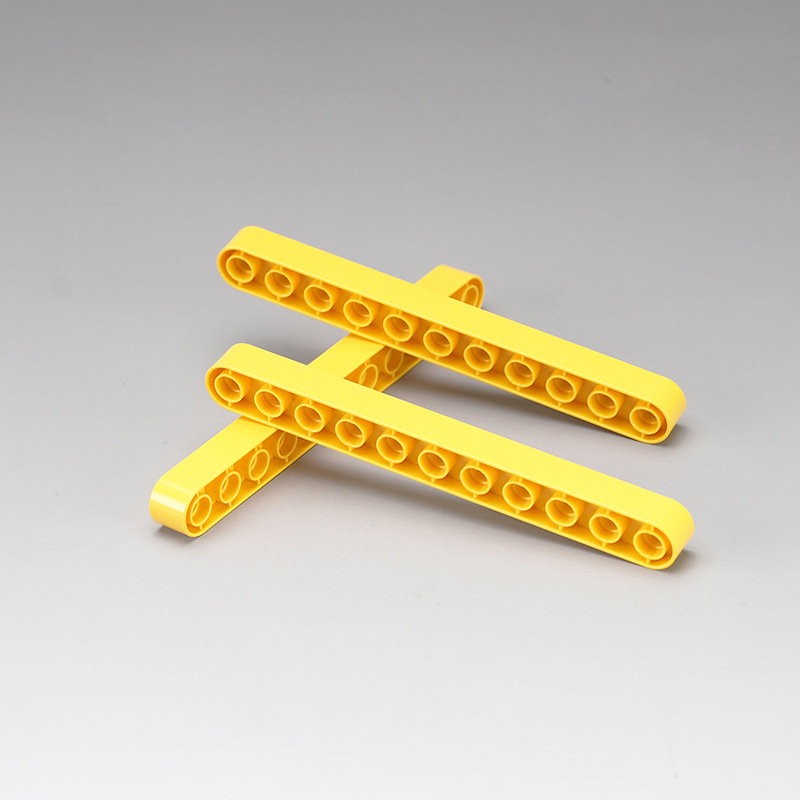 大颗粒配件齿轮黄色长杆黄梁连杆