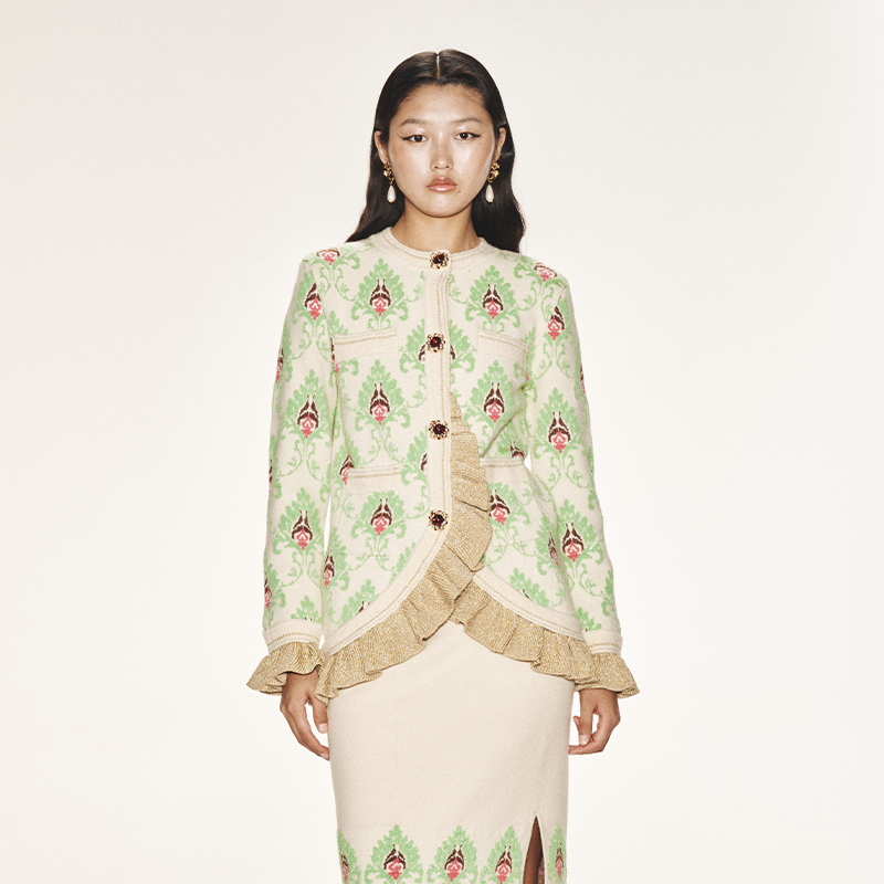 LEFAME针织合体型针织开衫