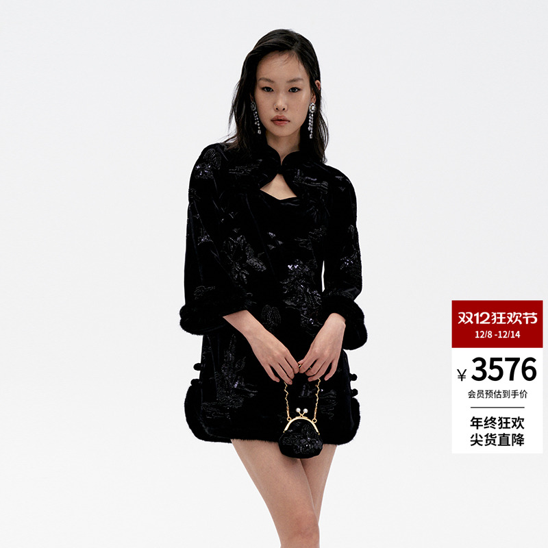 LEFAME商场同款连衣裙