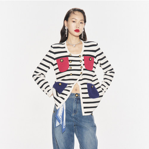 LEFAME粘纤开衫针织开衫