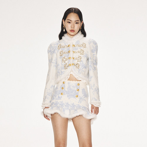 lefame开衫毛针织开衫