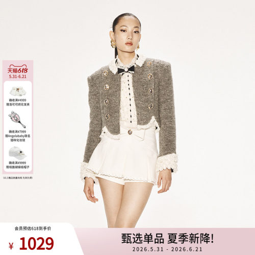lefame洛可可常规短外套