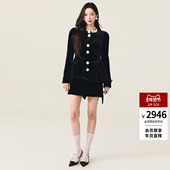 宫廷风丝绒外套上衣女 时尚 迪丽热巴同款 lefame拉飞姆2025冬季