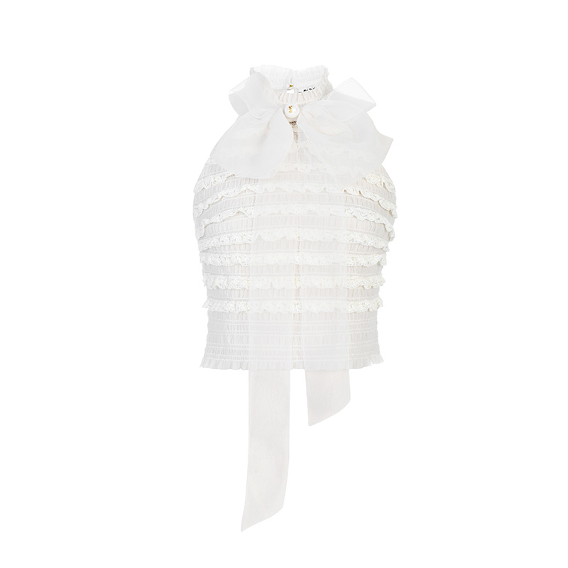 打揽挂脖吊带背心上衣