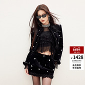 宫廷风掐腰外套 钉珠短款 吴宣仪同款 lefame拉飞姆2026春季