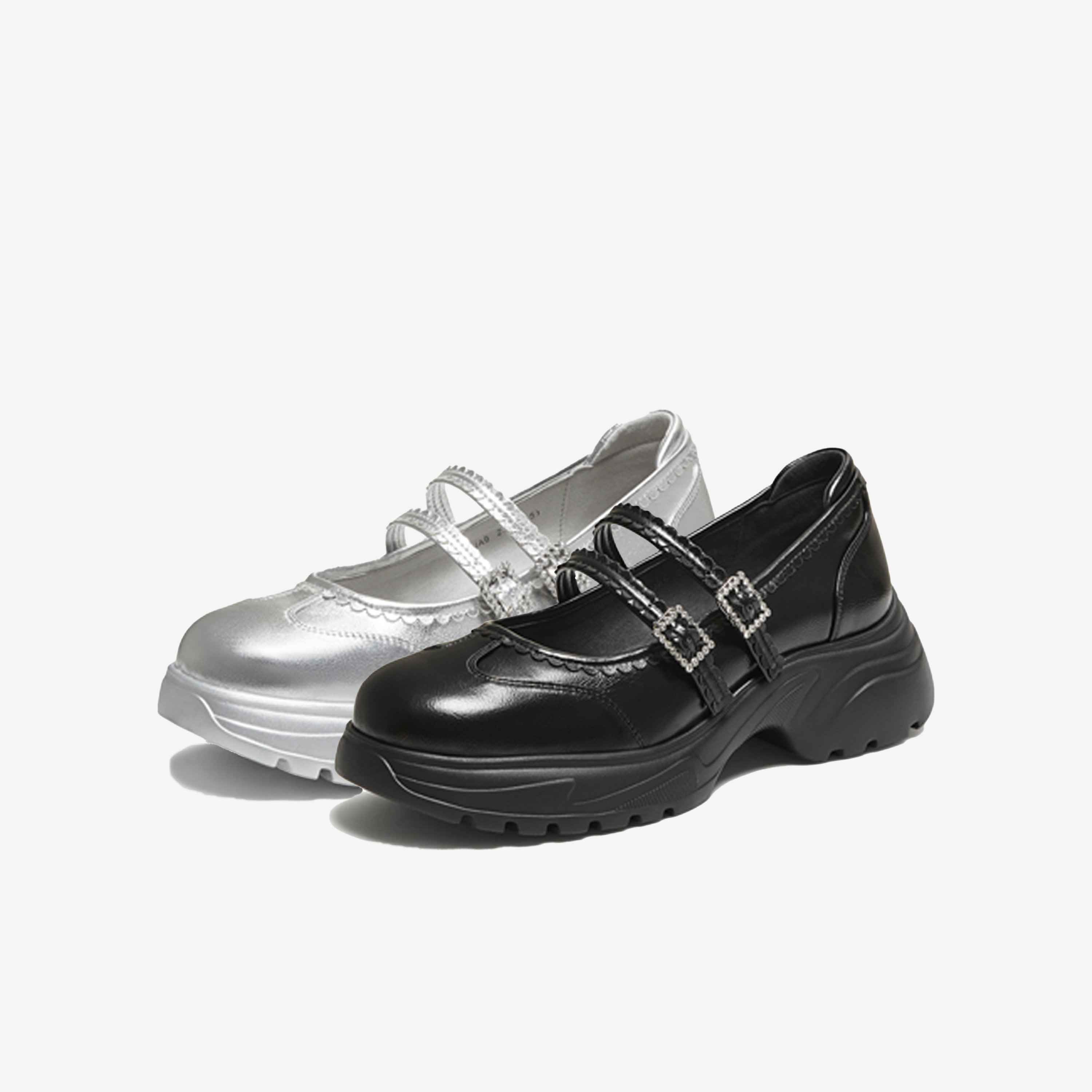 TATA他她女鞋2025年秋时尚百搭黑色玛丽珍鞋新款厚底鞋子7PJA9CQ5,女鞋,玛丽珍鞋,淘宝优惠券,粉丝福利购,淘宝优惠卷