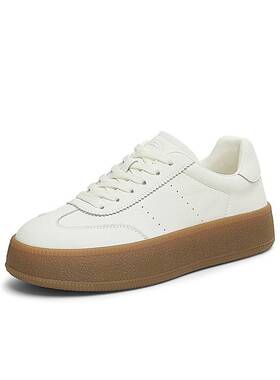 TATA他她复古厚底德训鞋女鞋轻便板鞋小白鞋2025春季新款GLD01AM5