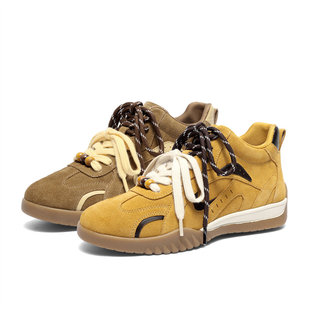 撞色厚底运动阿甘鞋 25年商场同款 高帮4NR45DD5 女款 森达月牙德训鞋