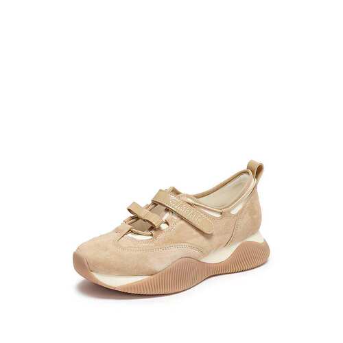 STACCATO2026新款复古红色玛丽珍鞋德训鞋休闲鞋女单鞋Y2323AA6