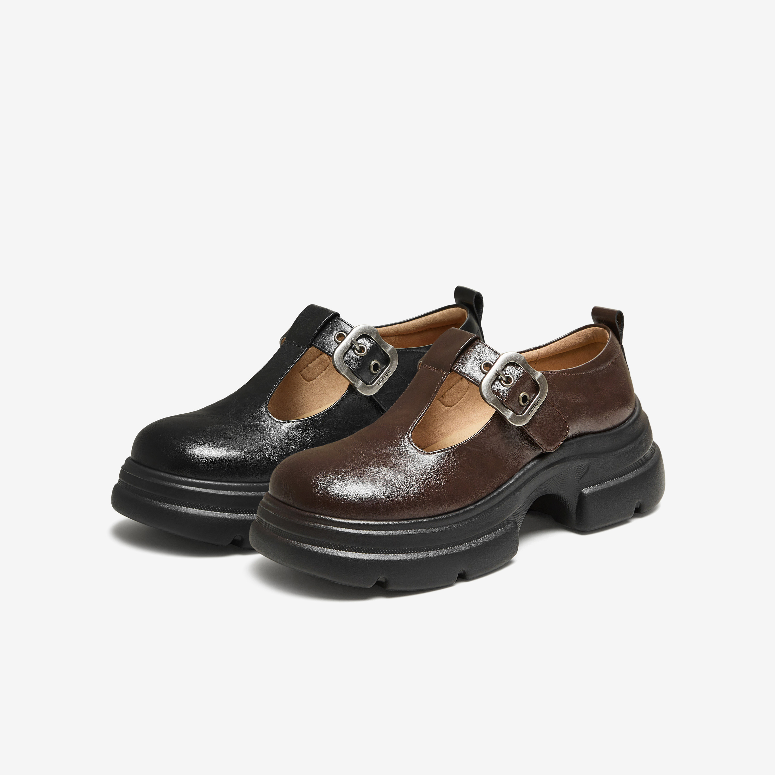 TATA他她女鞋2025年秋女时尚百搭玛丽珍鞋新款黑色鞋子7OL15CA5,女鞋,玛丽珍鞋,淘宝优惠券,粉丝福利购,淘宝优惠卷