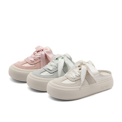 百丽新中式德训鞋穆勒鞋两款可选夏季新款女鞋B1921BH4