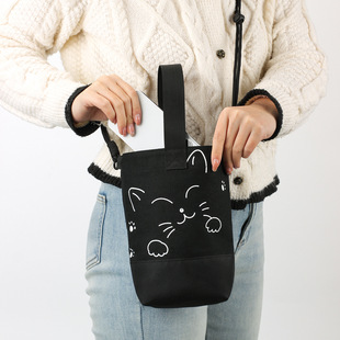 探界者DSIGN清新简约多款印花帆布水杯袋眼镜小零食雨伞便携袋