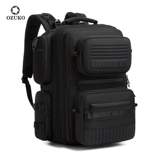 探界者多功能双肩包男士大容量背包三合一可拆卸户外运动包