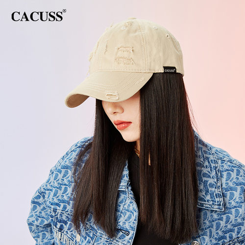 CACUSS防晒破洞大头棒球帽