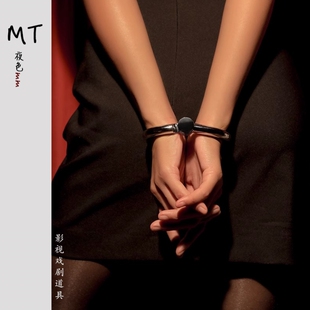 手铐扣脚镣脚拷脚铐结婚金属女真玩具不锈钢铁加重厚型男影视道
