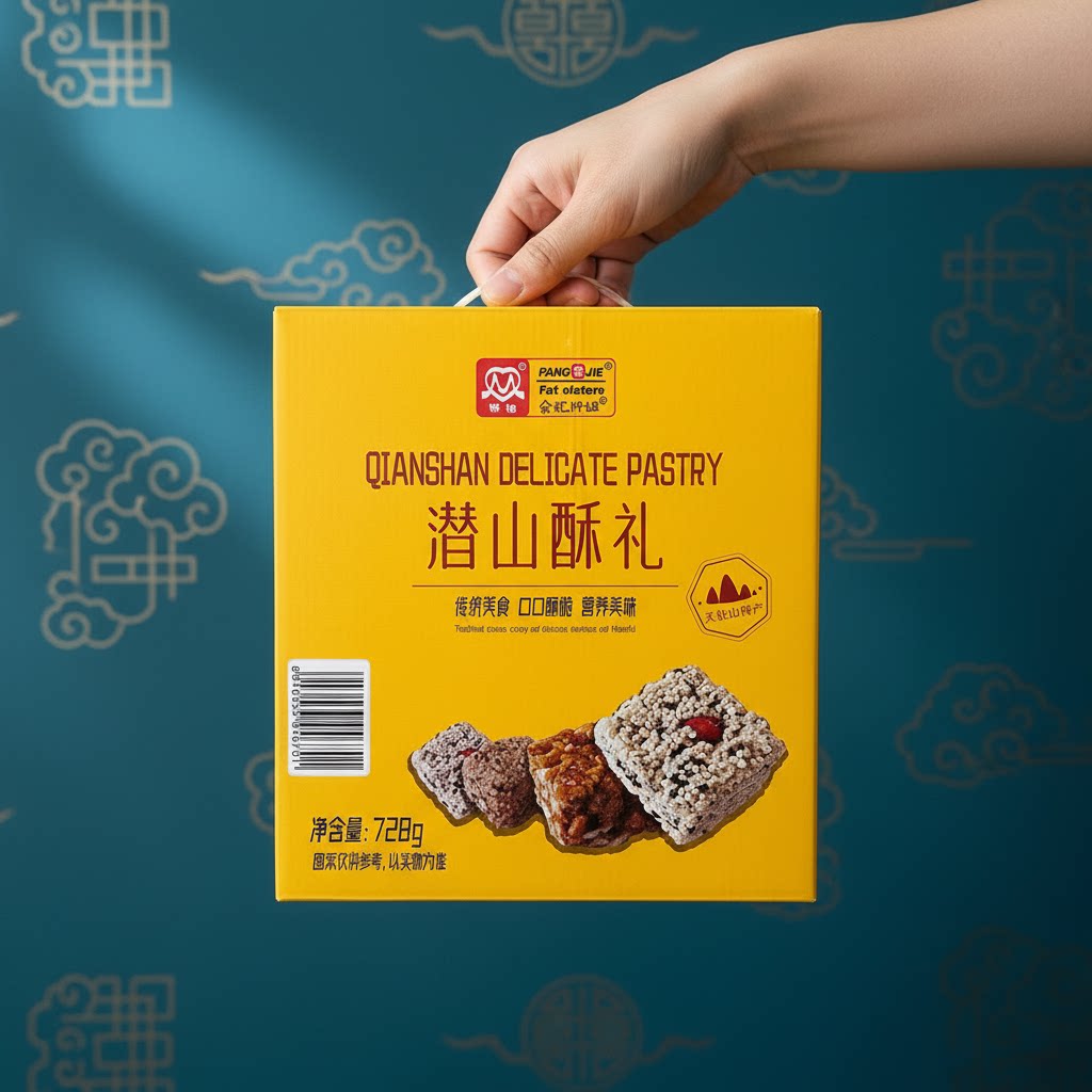 潜山酥礼728g传统糕点礼盒天柱山特产米花酥系列礼盒休闲送礼佳品
