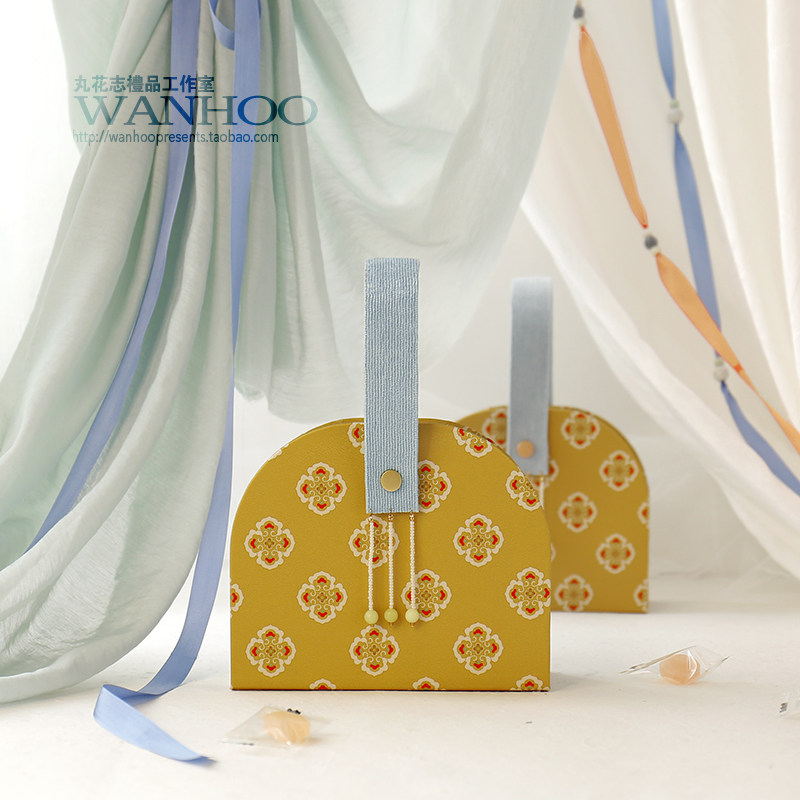丸花志 创意古风婚礼伴手礼结婚伴娘喜糖盒 中式糖果盒喜宴礼品盒