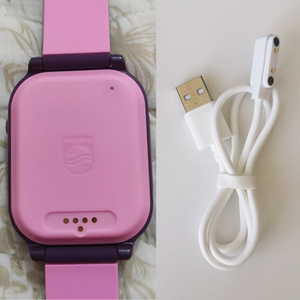 适用飞利浦手表W2208儿童智能电话手表磁吸式充电器数据线W2215