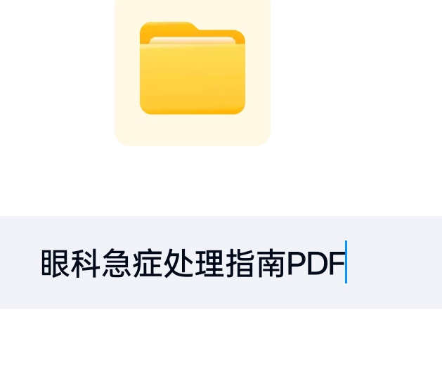 眼科急症处理指南PDF电子版眼科学习资料