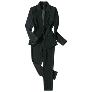 职业套装女时尚秋冬季西装工作服气质工装面试女西服套装正装工装