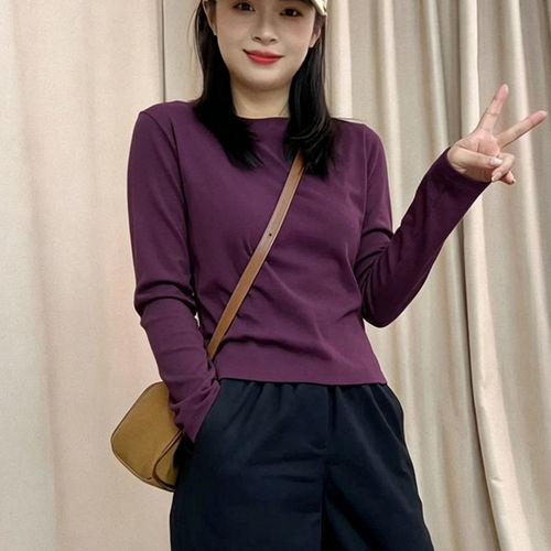 韩国东大门牌长袖t恤女202