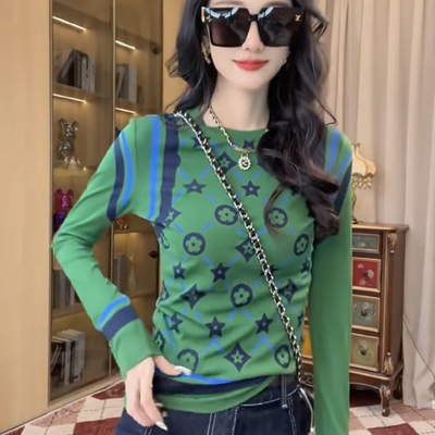 打底衫设计感别致修身洋气加绒