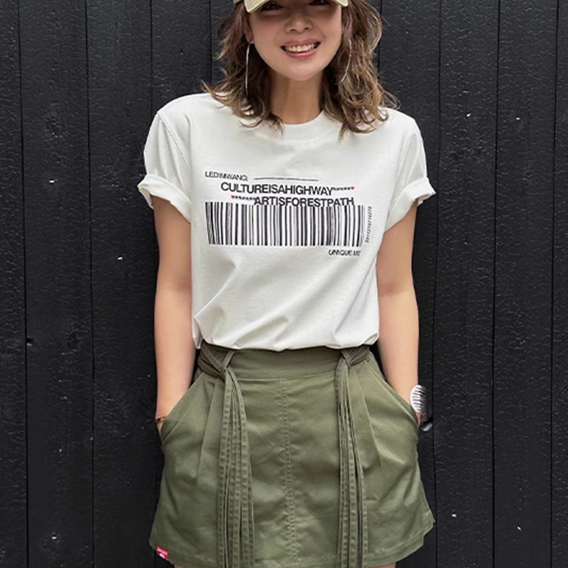 独特女T恤短袖上衣百搭新