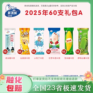 【60支】伊利冰工厂炫菠萝清爽蓝莓老冰棍小布丁巧乐兹发财转雪糕