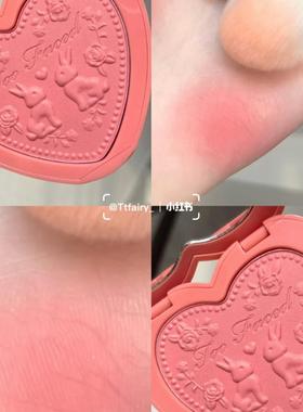 Too Faced彩妆腮红提升气色自然立体温暖健康兔子浮雕爱心腮红