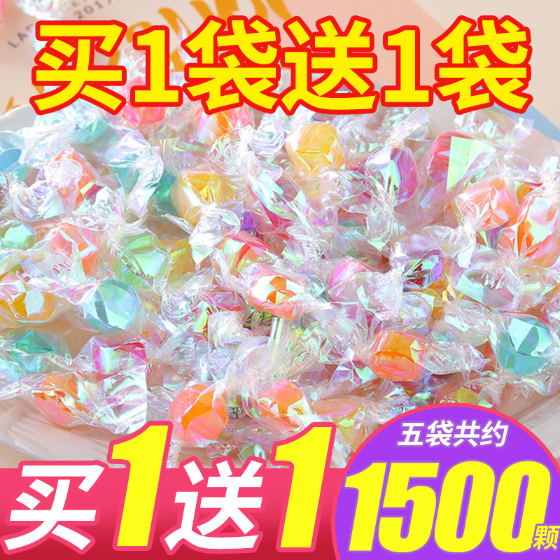 千纸鹤水果硬糖多口味彩色糖果喜糖网红小零食糖果喜糖散装批发