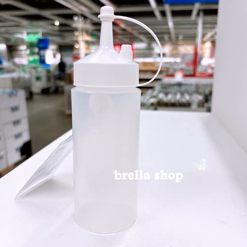 IKEA宜家代购格里绨德挤瓶 家用透明软瓶酱料瓶油瓶沙拉酱瓶200ml