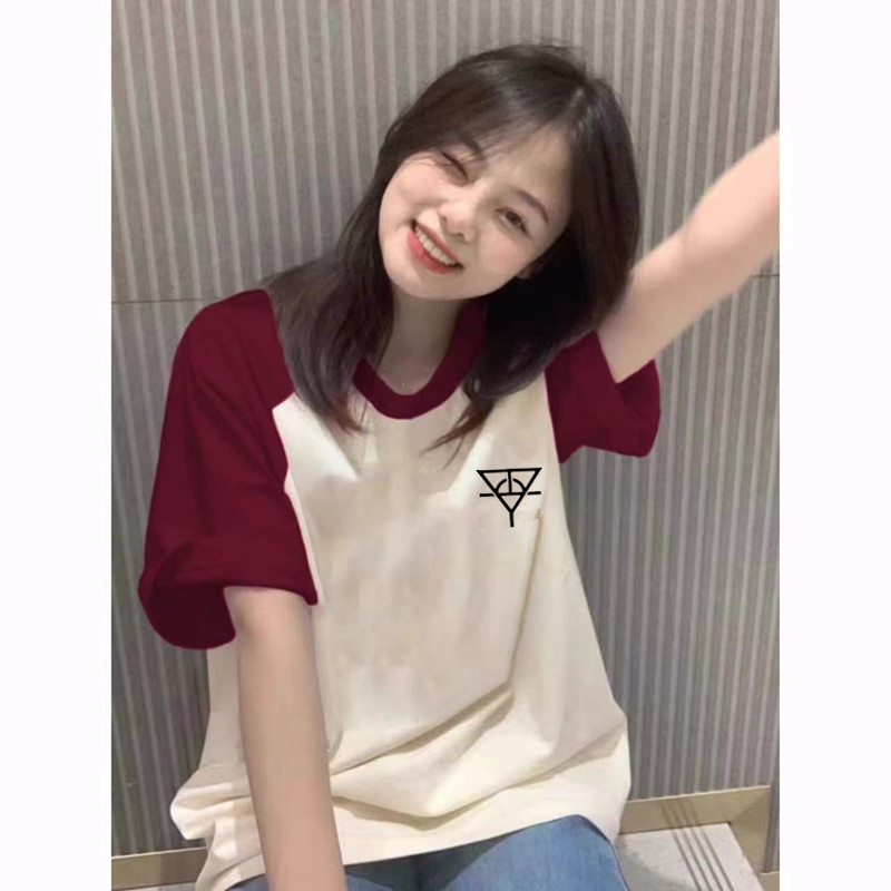 华晨宇同款拼色短袖火星人应援色T恤演唱会红色上衣男女应援服图片