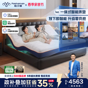帕沙曼智能床垫电动床全自动升降床带按摩多功能真皮床主卧双人床