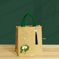 06 Зеленая A4 Вертикальная+подвеска+белый лотос-пасс 36*32*19