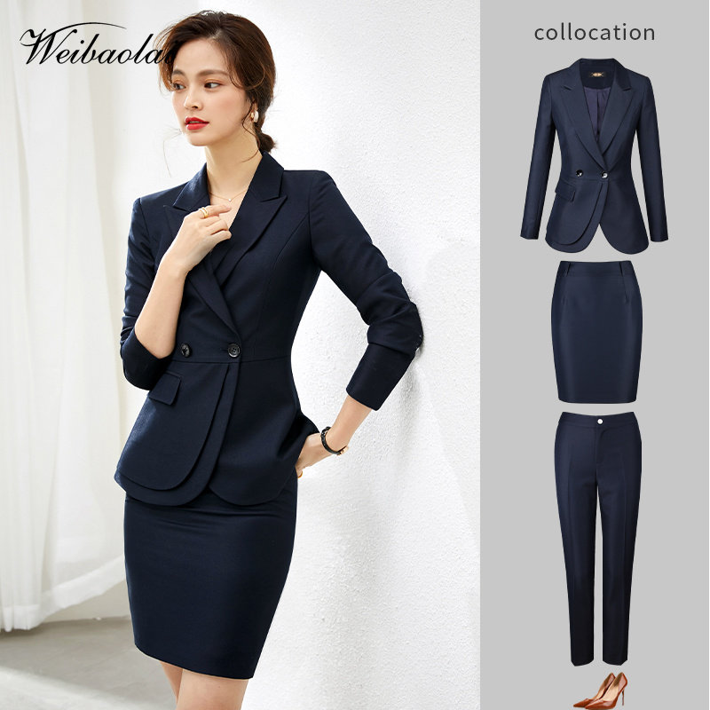 女白领商务物业酒店迎宾外套西服