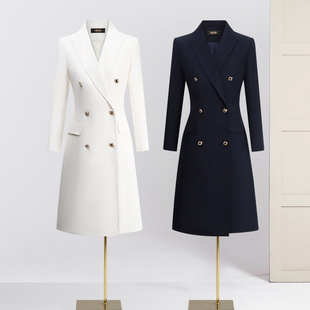 玮宝来西装连衣裙通勤售楼部珠宝店工作服面试职业连衣裙女工装裙