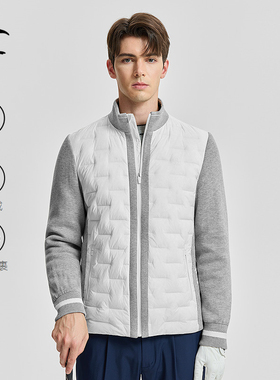 【白鹅绒】Munsingwear万星威高尔夫秋冬男士保暖抗寒羽绒服外套
