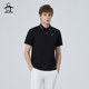 T恤短袖 黑色翻领速干运动POLO衫 男士 MUNSINGWEAR万星威高尔夫夏季