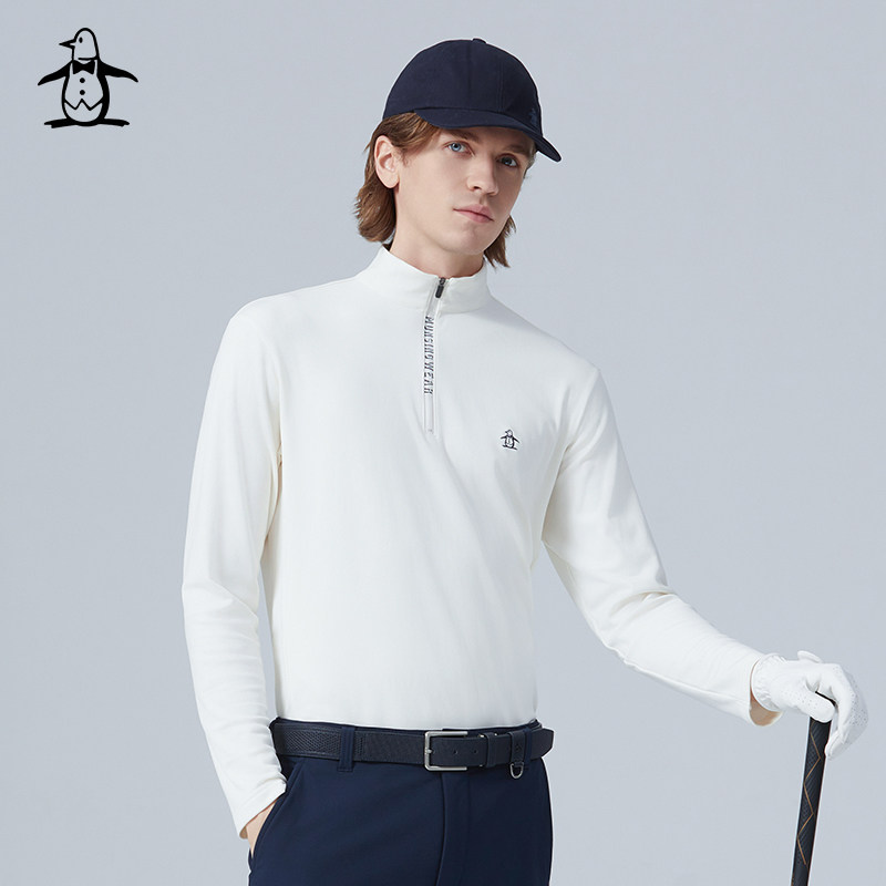 MUNSINGWEAR万星威男士秋冬高尔夫弹力半拉链长袖Polo衫卫衣,运动/瑜伽/健身/球迷用品,高尔夫上装,淘宝优惠券,粉丝福利购,淘宝优惠卷