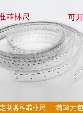 透明菲林尺丽志高精度