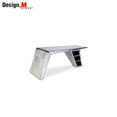 DesignMloft工业风设计aviator valkyrie desk太空铝皮办公电脑桌