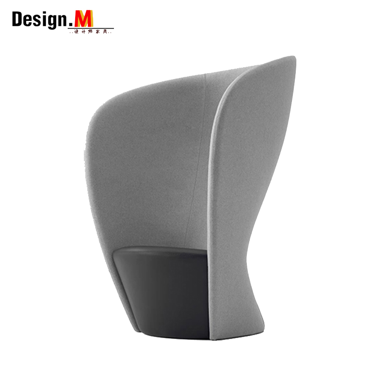 Design.M创意家具shelter lounge chair/庇护椅玻璃钢会客洽谈椅