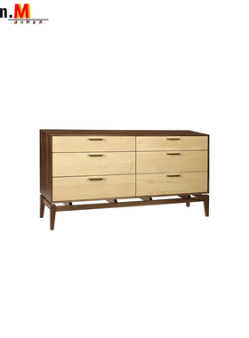 Design.M北欧实木 copeland 6 drawer dresser/储物装饰柜 电视柜