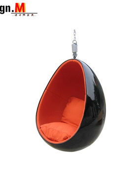 现代创意设计师家具egg hanging chair/蛋形挂椅玻璃钢吊篮休闲椅