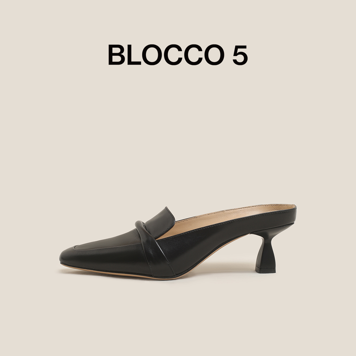 BLOCCO5女鞋秋冬气质包头拖鞋