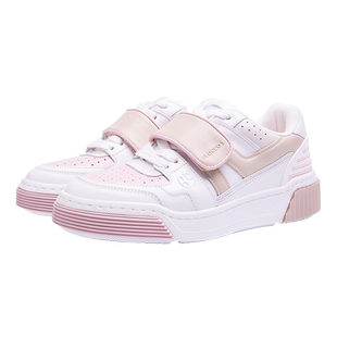 BLOCCO5火星鞋春季男女同款时尚设计平底魔术贴休闲情侣板鞋