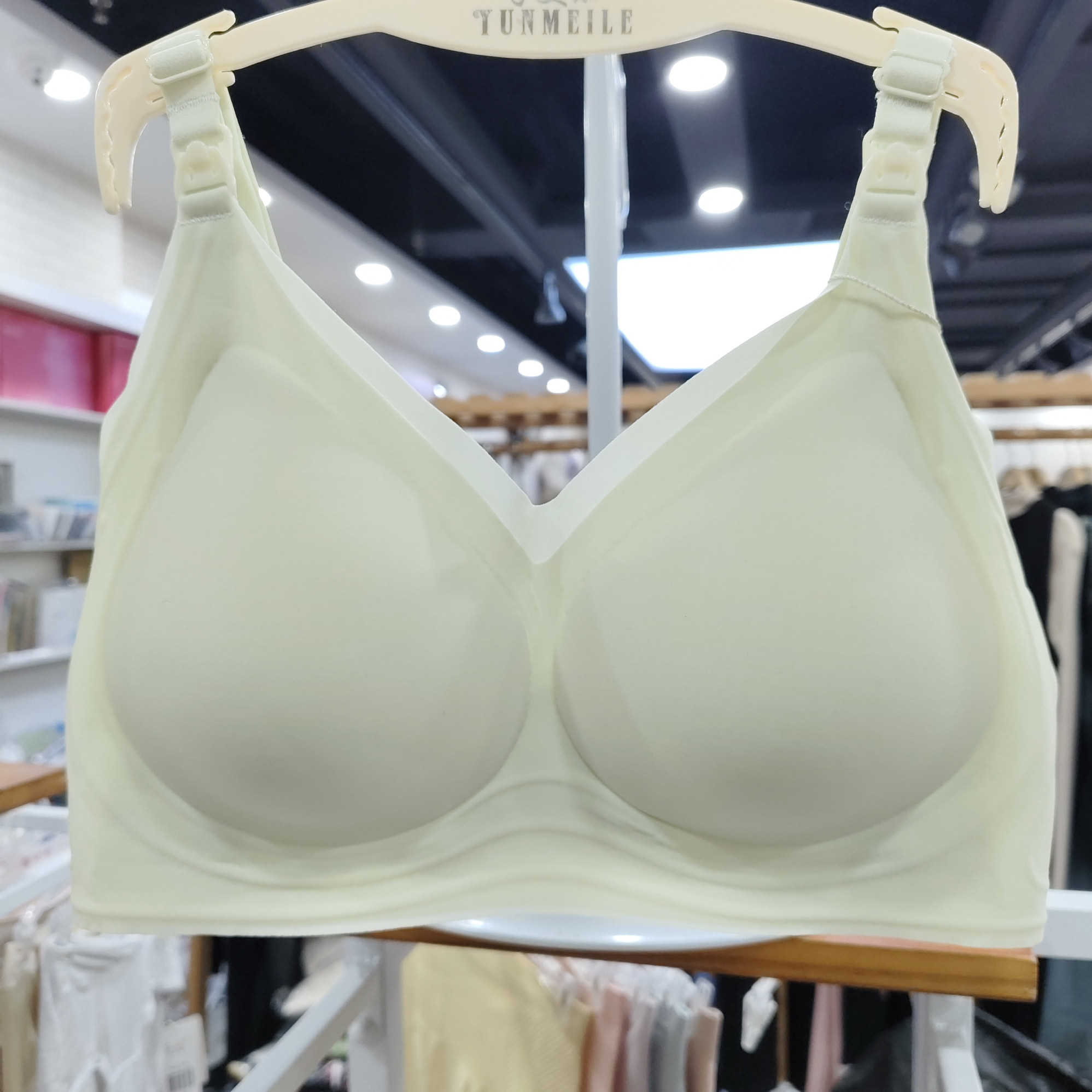 哺乳内衣防下垂聚拢产后乐月子喂奶薄款固定杯怀孕期舒适文胸3072