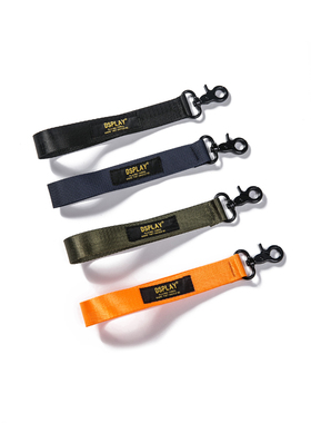 潮牌余文乐工装钥匙扣 Keyholder潮流街头复古飘带尼龙钥匙扣配件